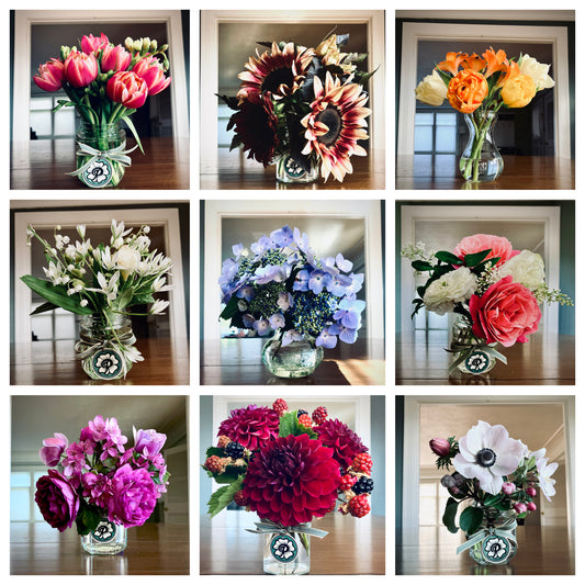 Weekly Flower Subscription (Seattle) - Desktop Arrangements