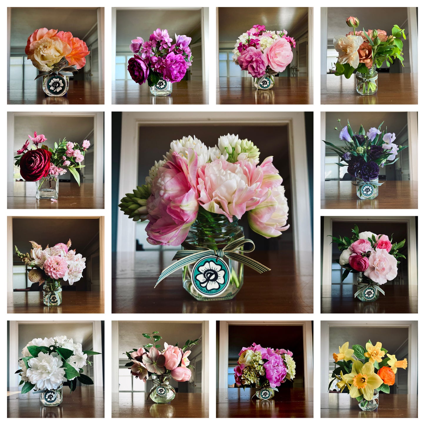 Petite Bouquet Weekly Flower Subscription - Magnolia, Seattle